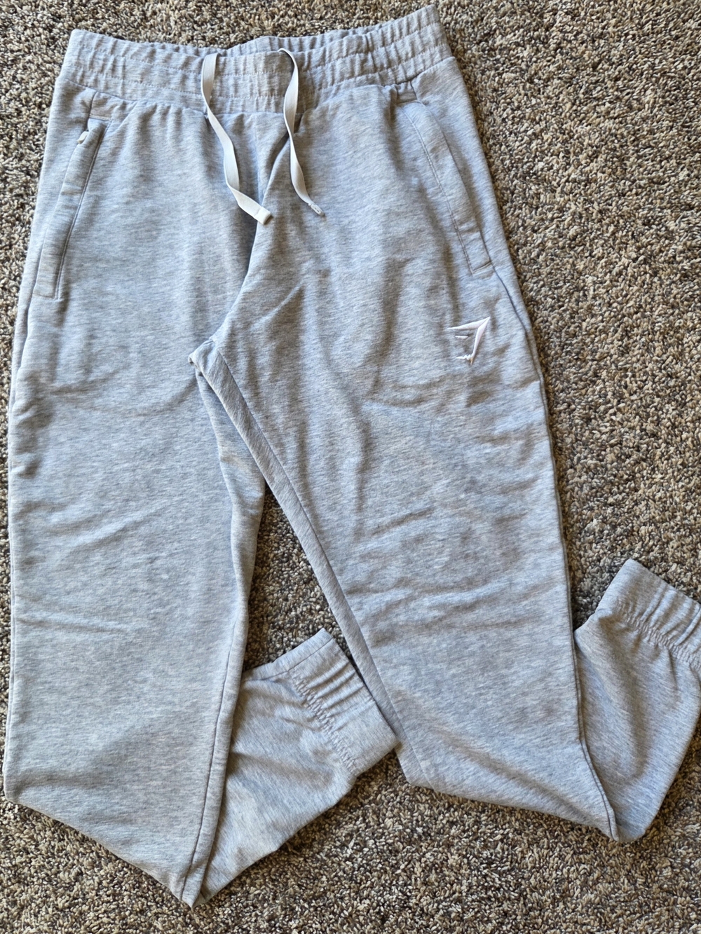 Gymshark Light Gray Women's Drawstring Joggers